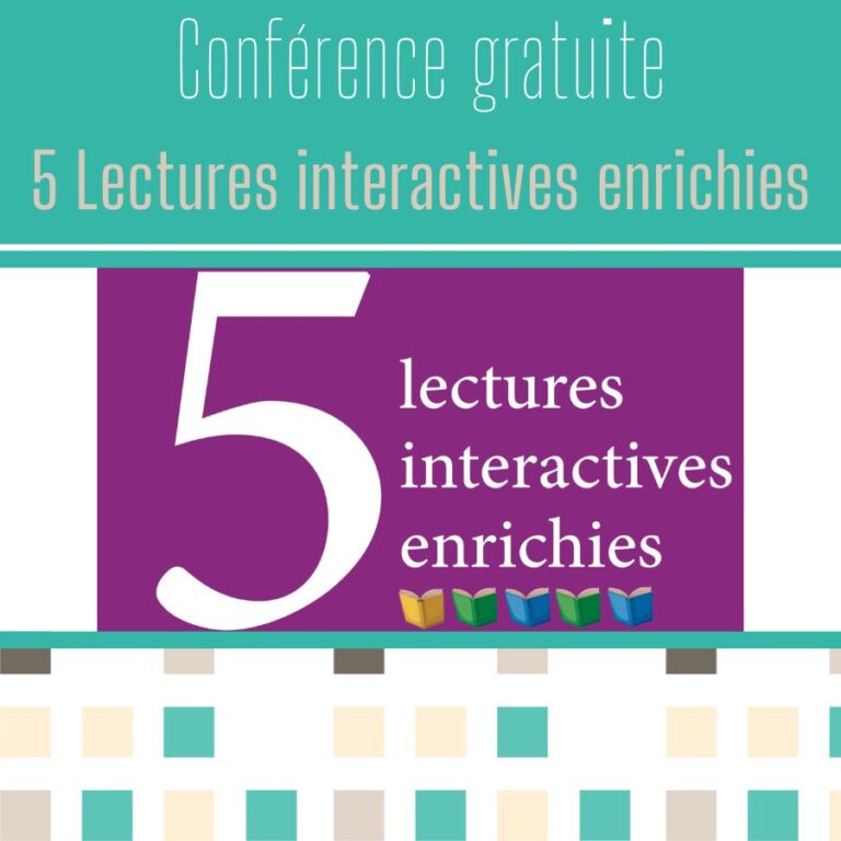5 lectures interactives enrichies (conférence gratuite)
