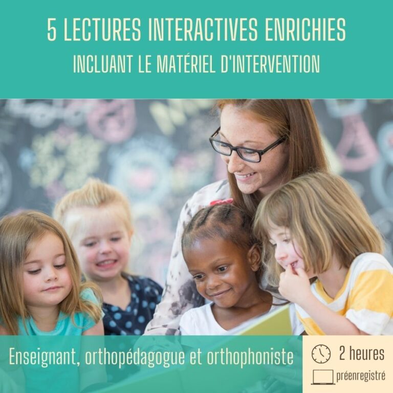 formation 5 lectures interactives enrichies