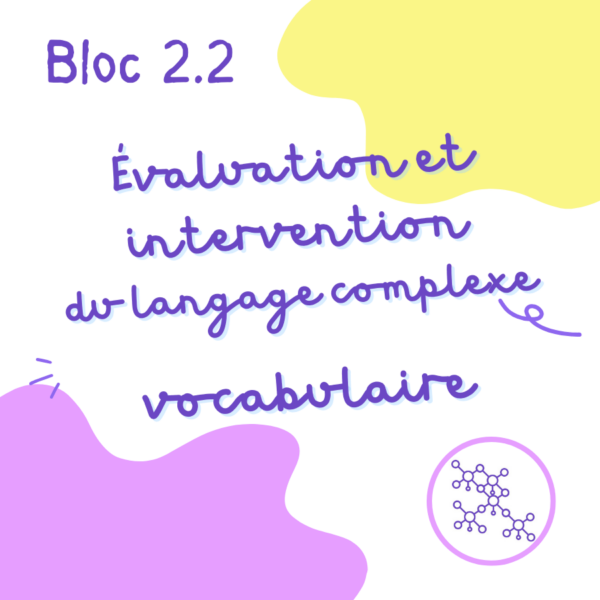 Le langage complexe - Bloc 2.2