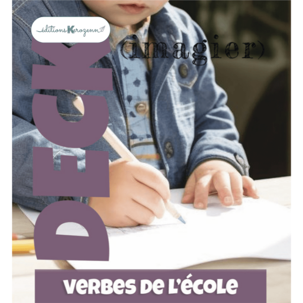 Imagier « Verbes de l'école » – Image 2